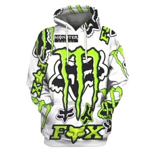 Y2K Vintage Fox Monster Energy Hoodie